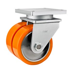 Super heavy duty AGV dual caster