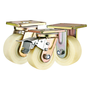 Extra heavy duty wear-resistant nylon casterColorized)