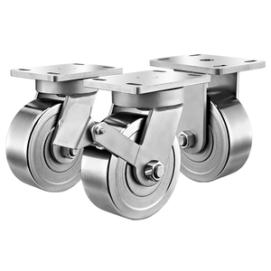 Customized extra heavy duty forged steel caster